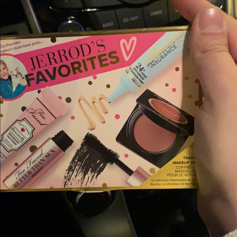 Too faced jerrods favorites sampler/travel sizes